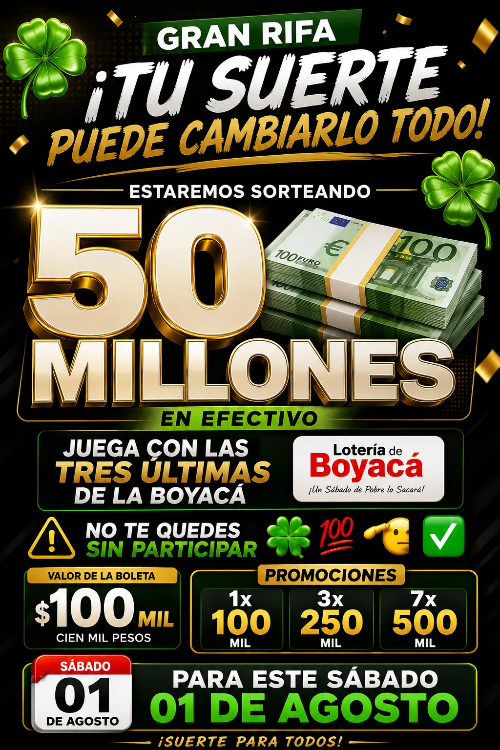 Premio del sorteo